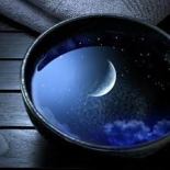 Moon reflection in bowl
